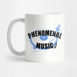 Phenomenal Music DJ Disc Jockey Turntable Mug